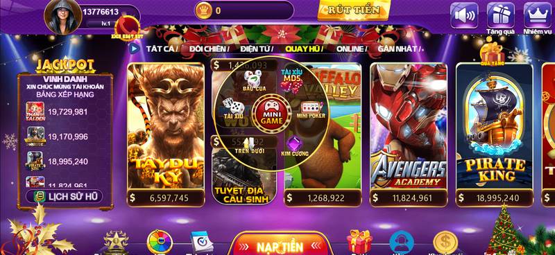 Mini game tại sân chơi có khá nhiều sản phẩm cá cược khác nhau 